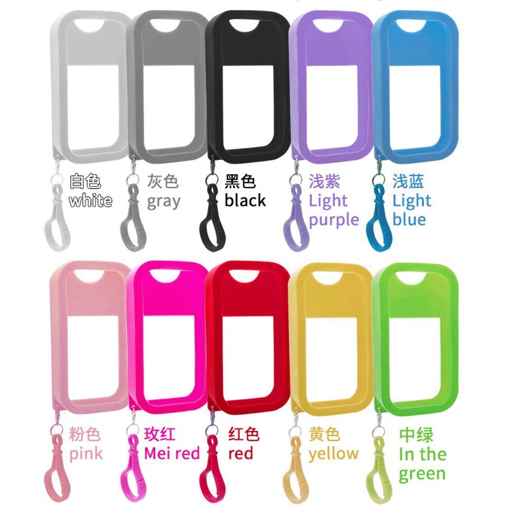 Bình Đựng Nước Hoa Dạng Xịt 45ml Bằng Silicone Kèm Móc Tiện Lợi