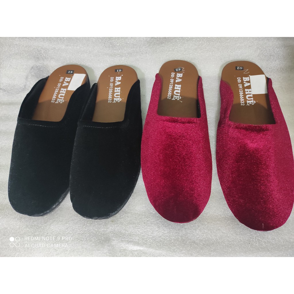 Sục lười Nhung cho Nam và Nữ đi Chùa - hầu đồng (Có ảnh dép đi trên chân) | BigBuy360 - bigbuy360.vn