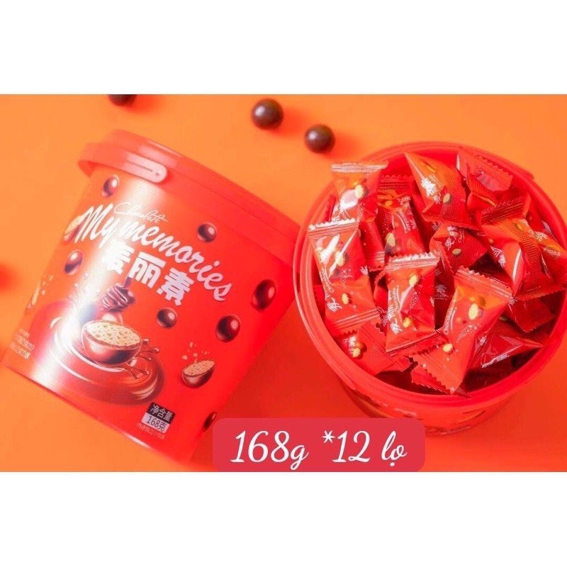 KẸO SOCOLA XÔ MY MEMORIES 168gr BÉ NÀO CŨNG MÊ