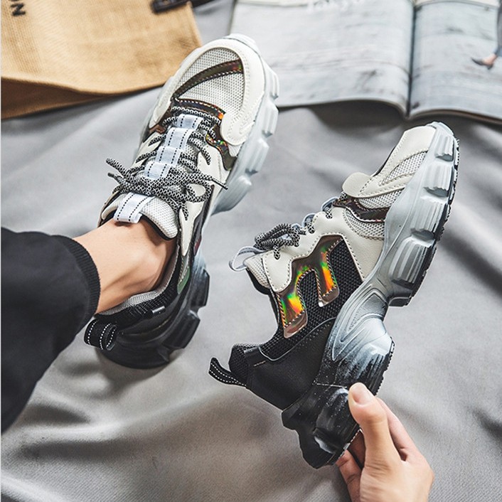 Giày thể thao nam unisex FLA cực độc cực đẹp siêu nhẹ tăng chiều cao 5cm NAGA06 | BigBuy360 - bigbuy360.vn