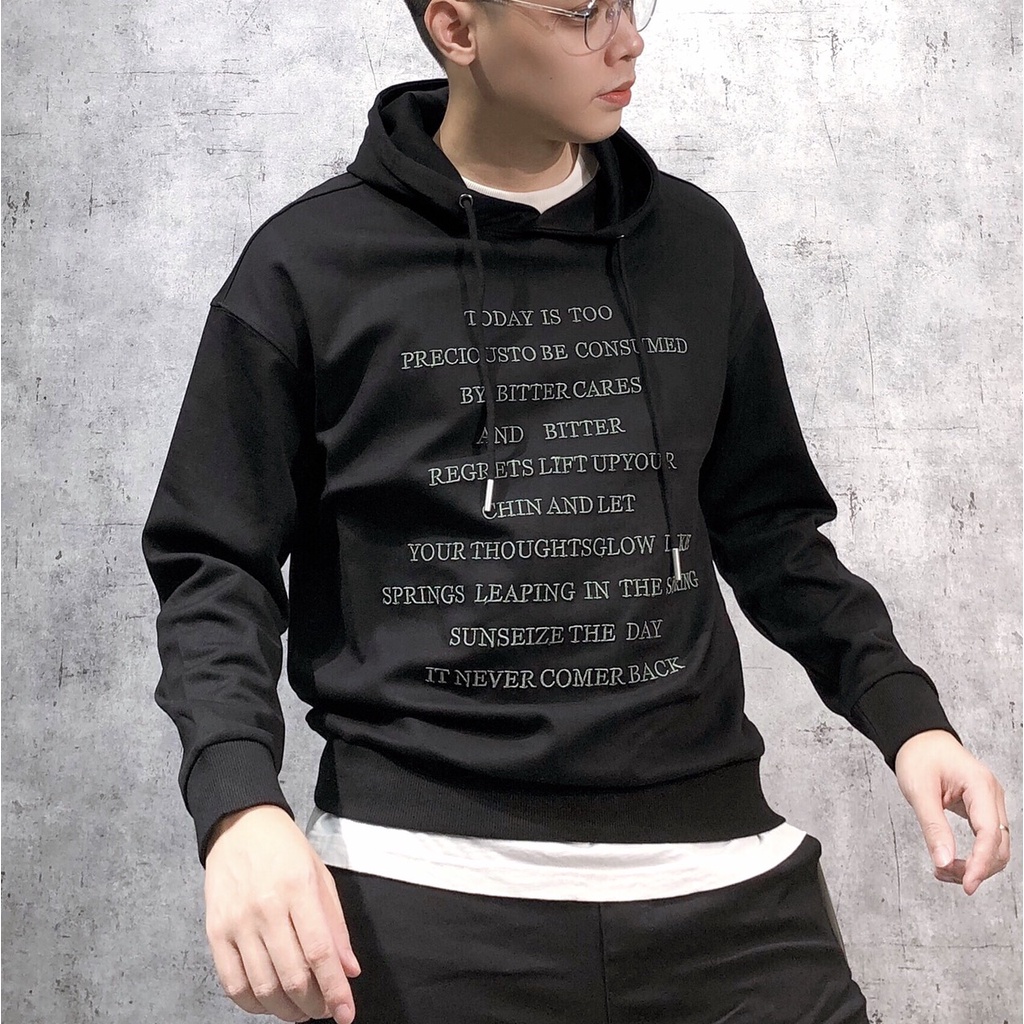 Áo nỉ mũ hoodie nam form rộng hàn quốc bigsize cao cấp xuất khẩu ANSWHANS 112 | WebRaoVat - webraovat.net.vn