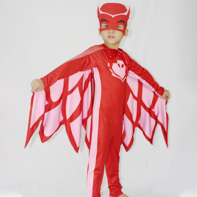 Bộ Trang Phục Hóa Trang Nhân Vật Catboy / Owlette / Gekko Hoạt Hình PJ Masks Cho Bé Dịp Halloween