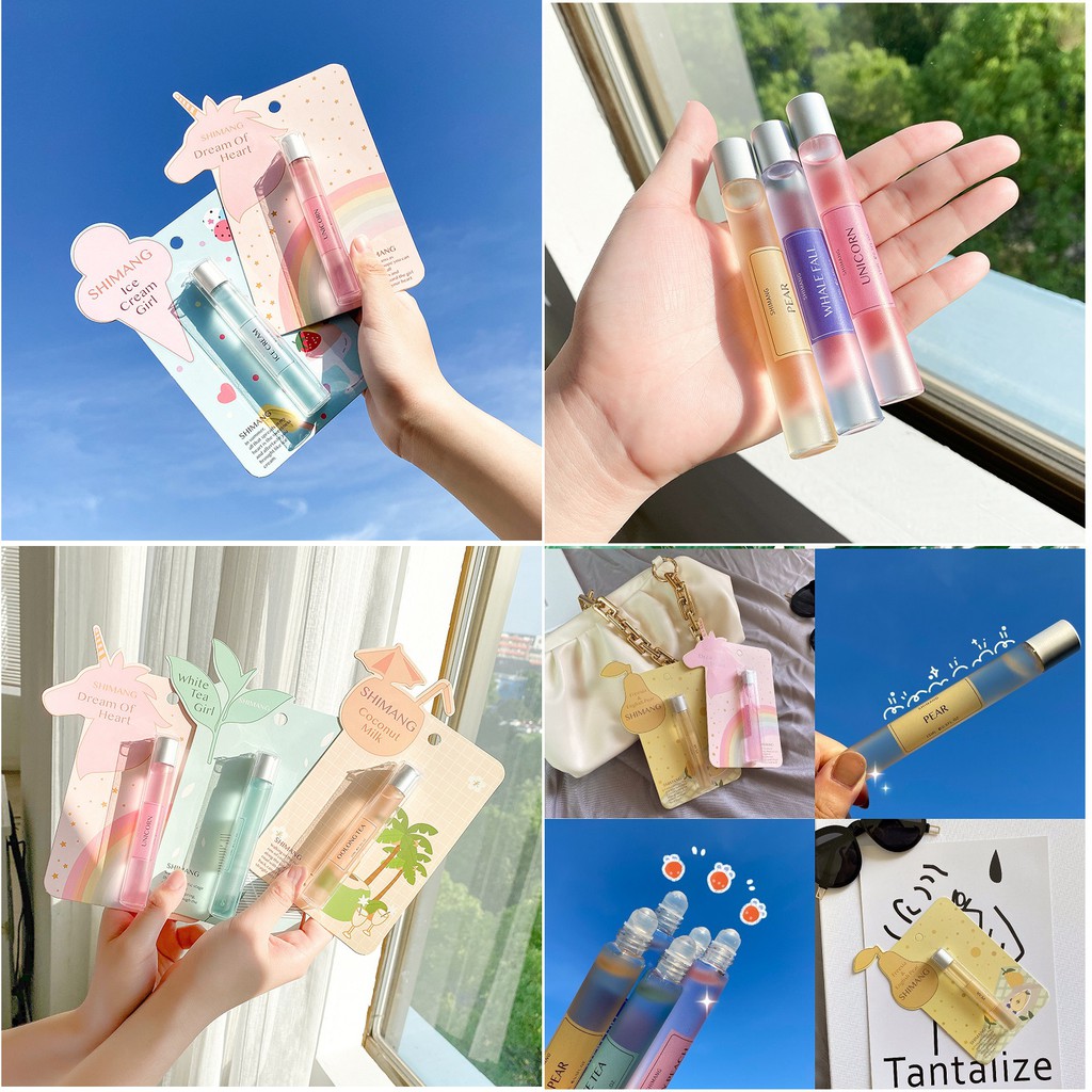 🌈🍓🍭 A6 Nước Hoa Nữ Shimang 15ml Thẻ Vỉ Nhiều Mùi Hương, Siêu Thơm Và Cute - Y263