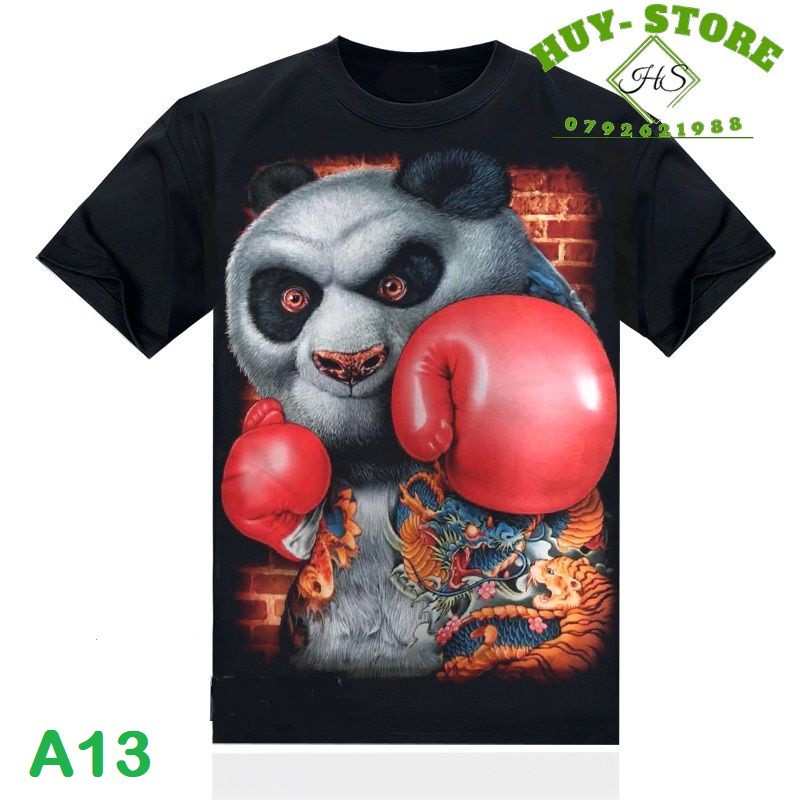 ÁO THUN 3D GẤU BOXING 30-75kg