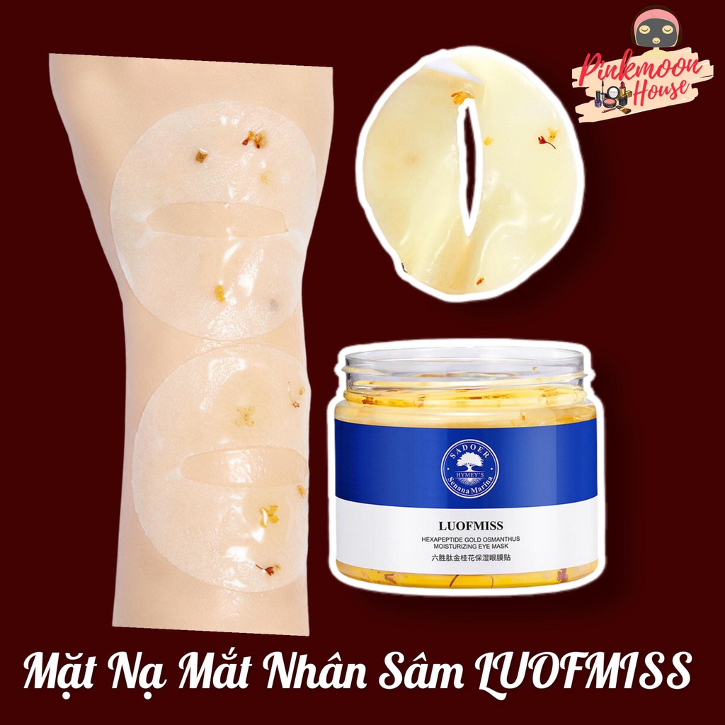 Mặt Nạ Mắt Collagen Nhân Sâm Làm Trắng Chống Nhăn T.H.Â.M Mắt