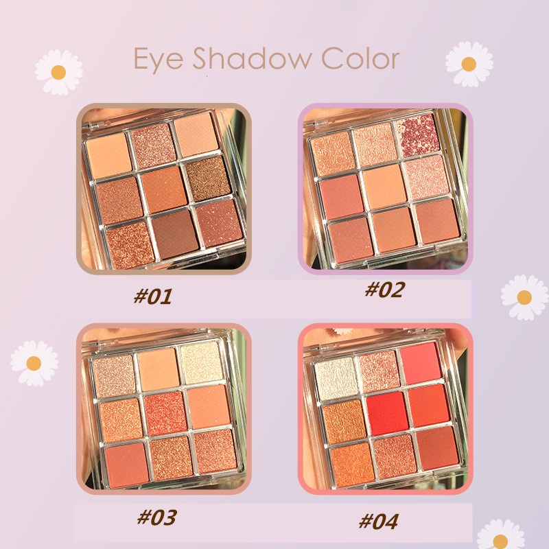 Bảng phấn trang điểm mắt SEVICH 9 màu sắc không bị nhòe 7g | BigBuy360 - bigbuy360.vn