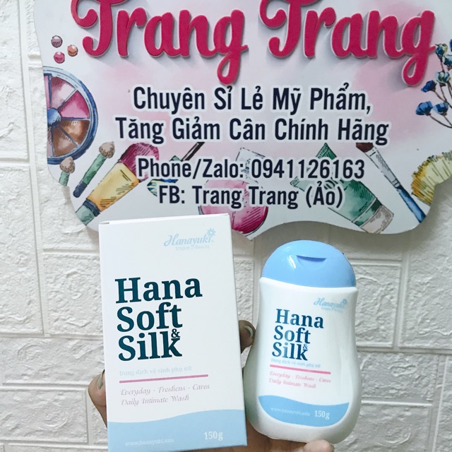 DUNG DỊCH  VỆ SINH HANA SOFT SILK