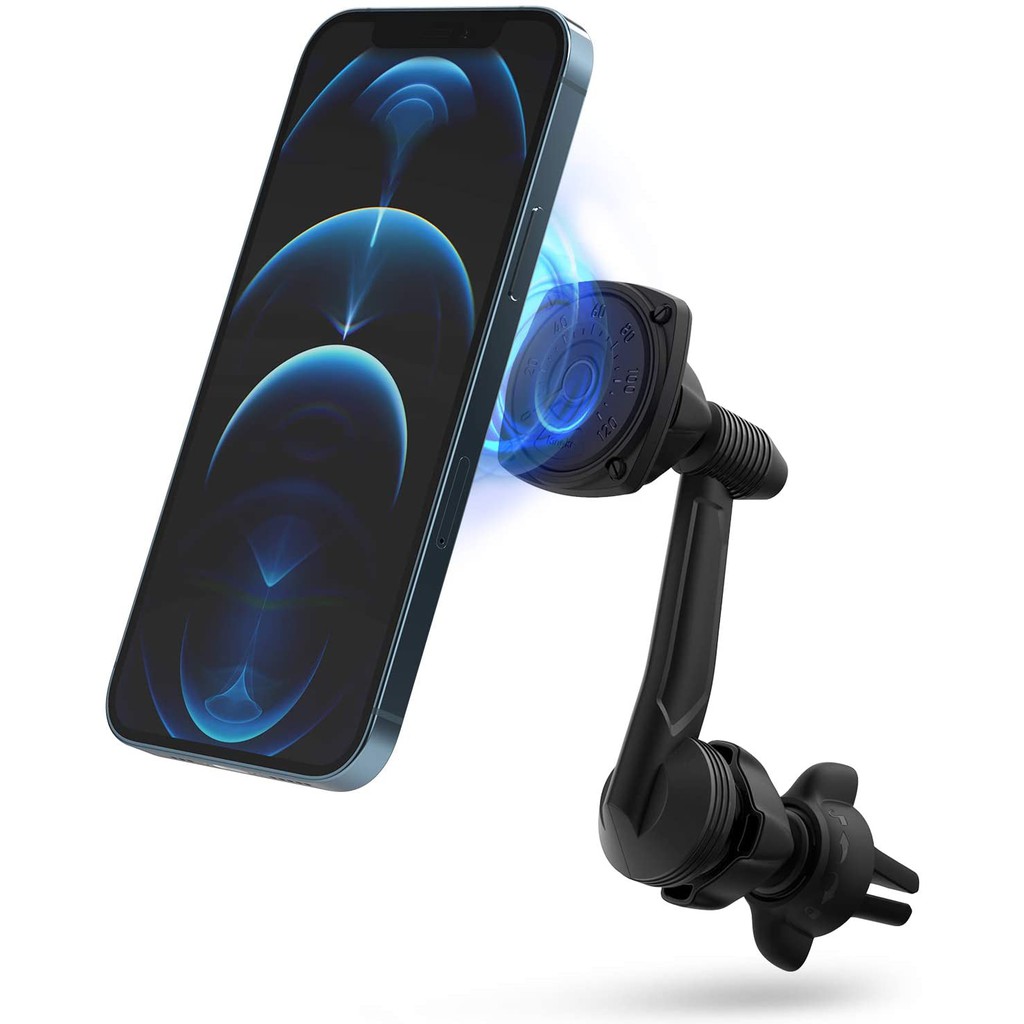 Giá đỡ điện thoại bằng từ trường trên xe hơi cao cấp (xoay 360 °) Ringke Power Clip Wing Car Mount
