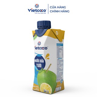 Nước dừa tươi chanh muối UHT Vietcoco 330ml
