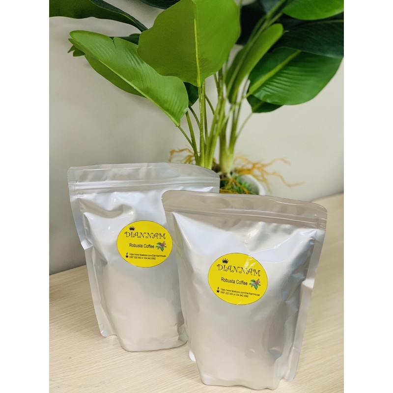 Cà Phê Robusta Nguyên Chất 100% Gói 500GR (Có Loại Hạt và Xay) | BigBuy360 - bigbuy360.vn