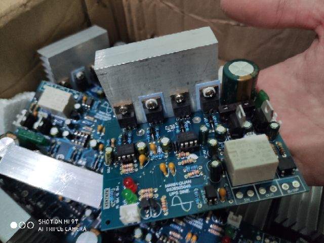 Mạch inverter sin chuẩn - Có sạc bình Inverter Sin 350w