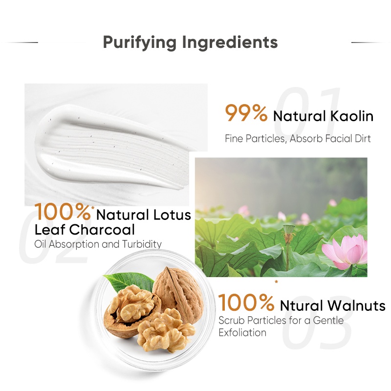 INOHERB Mặt Nạ Đất Sét Làm Sạch Sâu Cho Da  Clay Purifying Cleansing Mask 7g