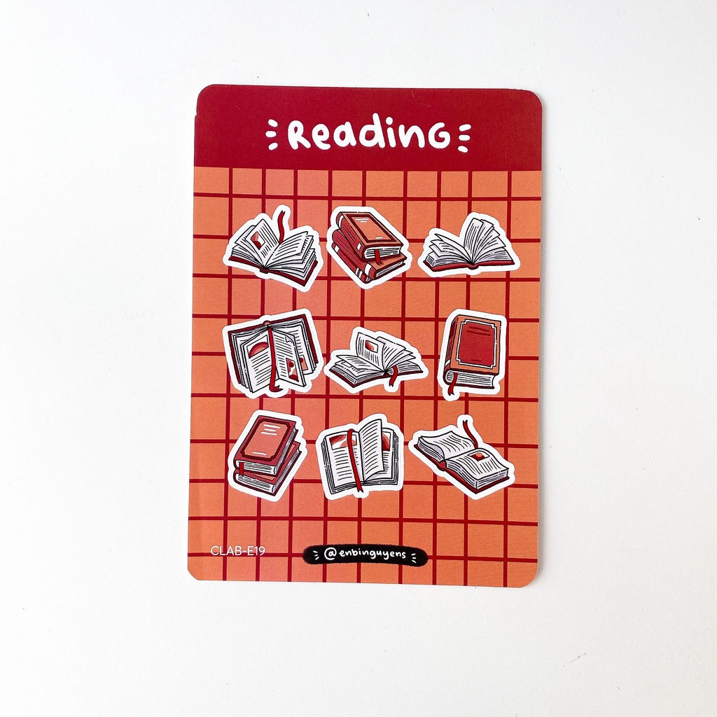 [VOL 4] Sticker Vật Dụng Dễ Thương by Enbinguyen | Hidari Shop