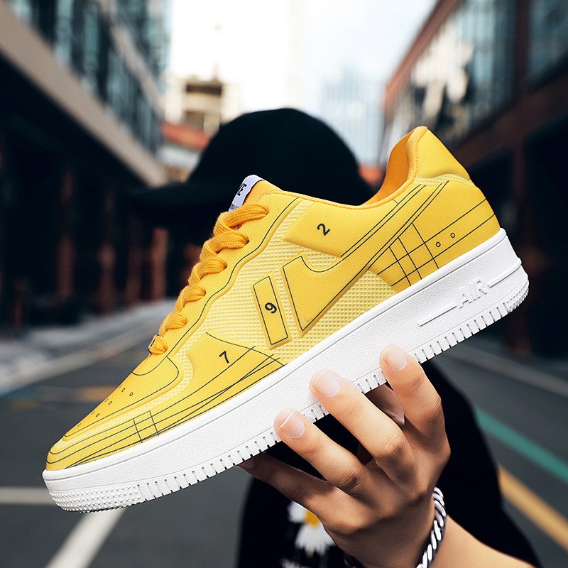 Mới Giày Thể Thao Air Force One Phong Cách Hàn Quốc Thời Trang Cho Học Sinh