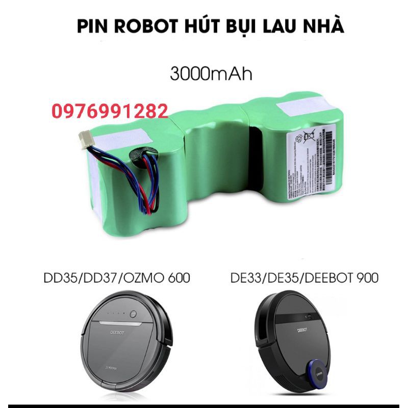PIN CHÍNH HÃNG DÀNH CHO TẤT CẢ CÁC DÒNG ROBOT ECOVAS