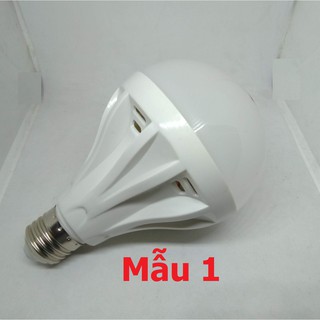 Bóng led tròn 12V 12W đui E27 / kẹp acquy