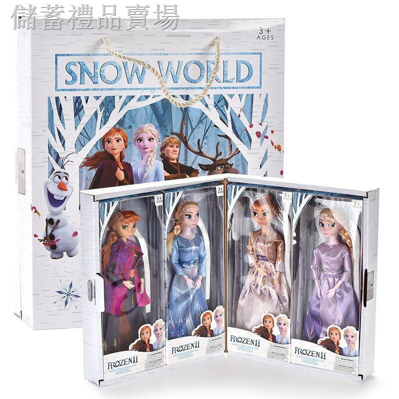 Set 4 Búp Bê Barbie Hình Công Chúa Elsa Và Anna Trong Phim Frozen 2