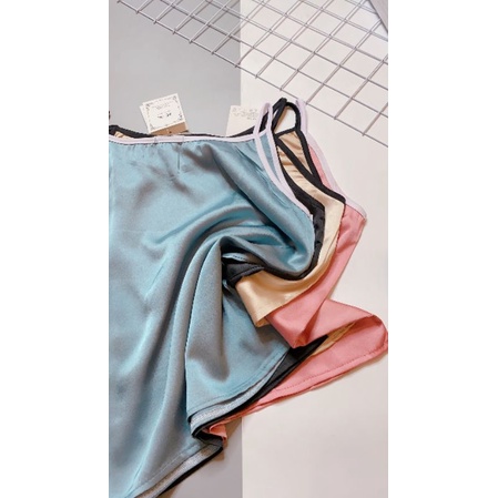 Bộ Lụa Satin 2 Dây Hot Trend - Hàng thiết kế