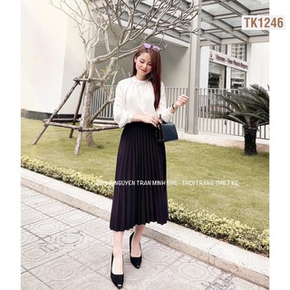 [EVIS.VN] SƠ MI LỤA ĐÍNH TRAI CHUẨN HÀN SIÊU SỊN SÒ TK1246