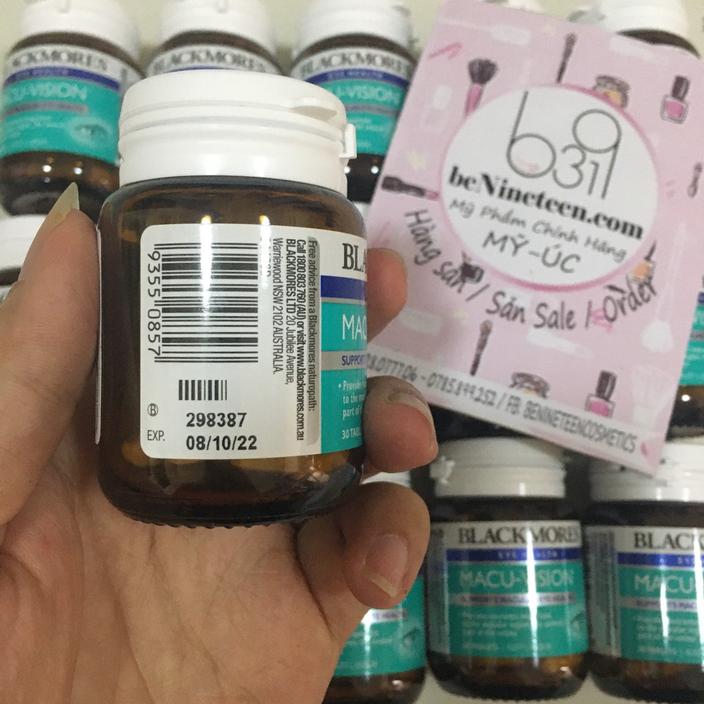 [SẴN, BILL ÚC] Viên Bổ Mắt Blackmores Eye Health Macu-Vision (30 viên) [beNineteen] | BigBuy360 - bigbuy360.vn