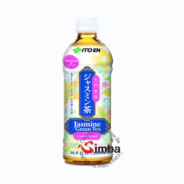 Nước uống trà xanh hương lài không đường {Itoen} - (5 chai x 500ml)