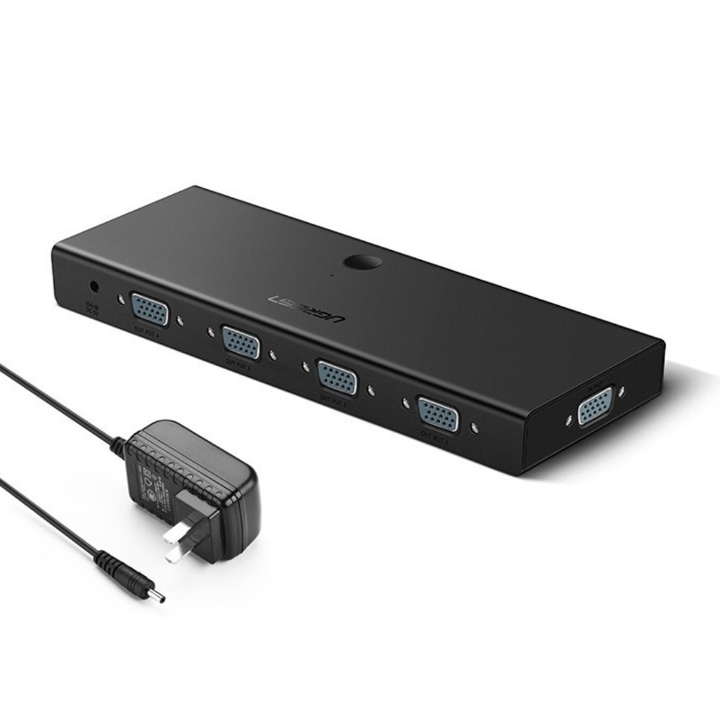 Bộ chia VGA 1 ra 4 hỗ trợ 500Mhz (Splitter Box) chính hãng Ugreen 50292 cao cấp