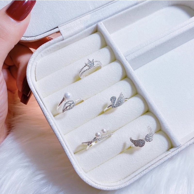 Nhẫn nữ Bạc ta sáng bóng , sang chảnh , giá rẻ - Vàng Bạc Khải Khải