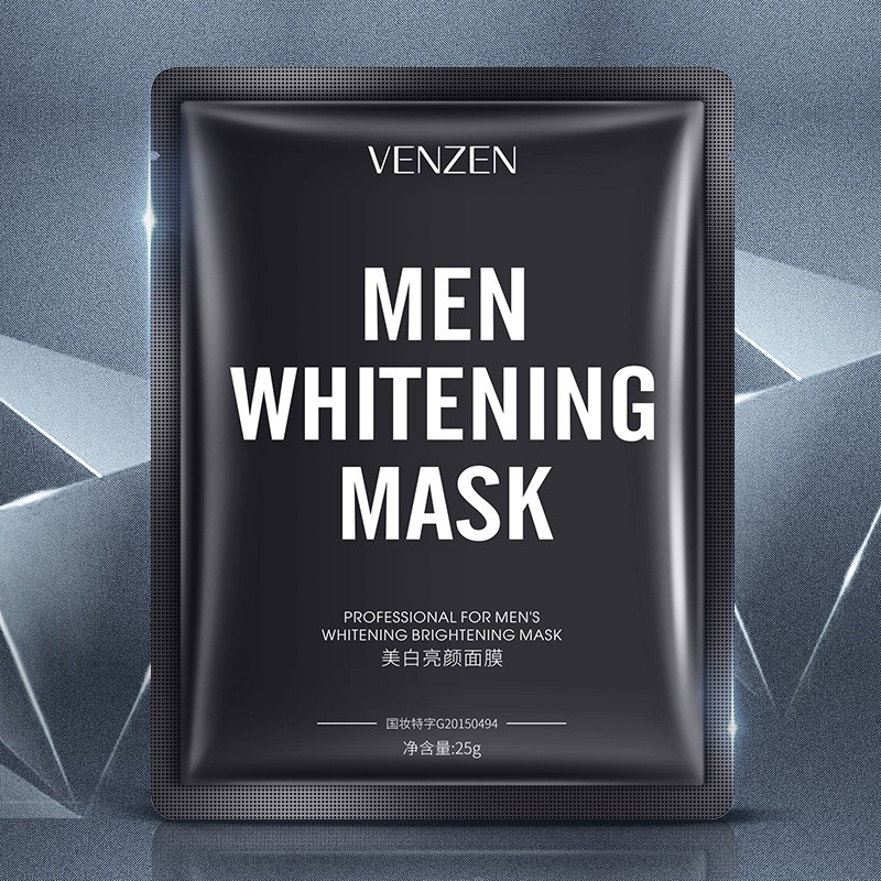 Mask Mặt nạ làm trắng và đẹp da, dưỡng ẩm và loại bỏ tàn nhang cho nam MEN WHITENING D139