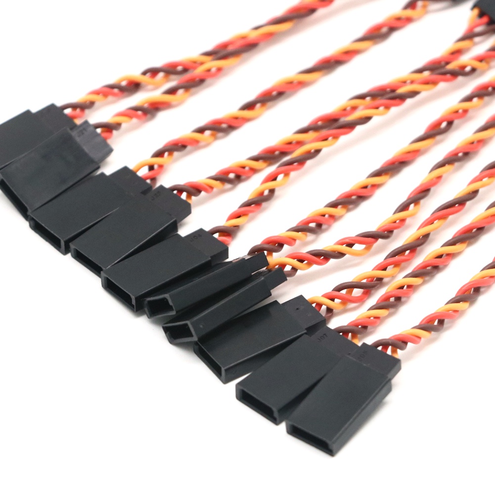 Bộ 10 Dây Cáp Mở Rộng Động Cơ Servo 10 / 15 / 30 / 50 / 100cm 30 / 60Core Cho Máy Bay Điều Khiển Từ Xa