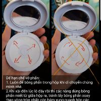 Phấn handmade suchie dạng hộp nén sẵn