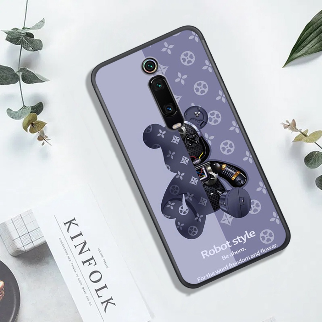 [HOT]ỐP  XIAOMI REDMI K20 - REDMI K30 -  REDMI NOTE 4 - REDMI NOTE 4X  , In Hình Gấu Robot họa tiết L-V màu sắc cực đẹp.