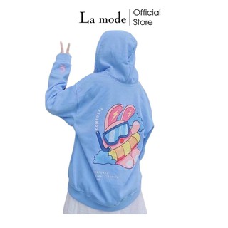 Áo Khoác Nỉ Hoodie Zip Thỏ Nam Nữ Unisex Dày Dặn - La mode