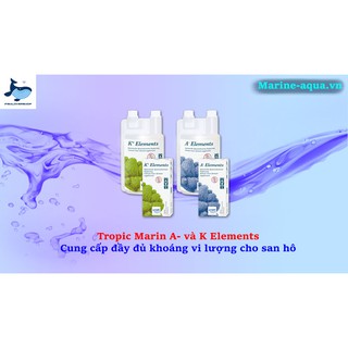 TROPIC MARIN A- & K+ ELEMENTS BỔ SUNG KHOÁNG VI LƯỢNG TĂNG MÀU SAN HÔ