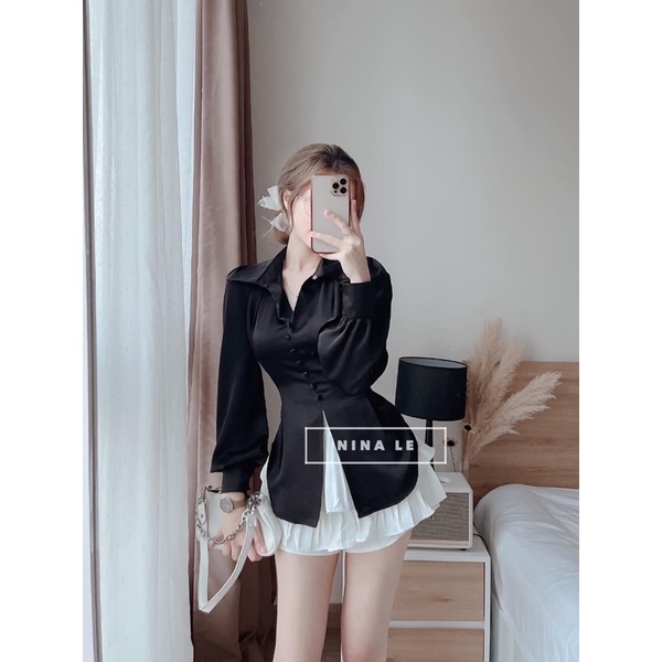 ÁO NÚT BỌC CỘT LƯNG SAU ✨✨✨