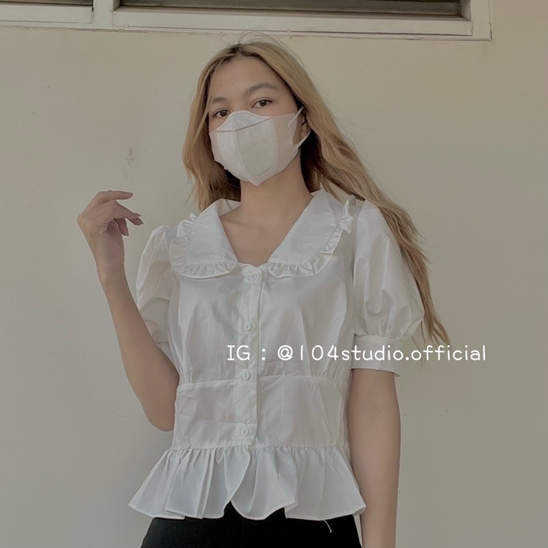 Áo sơ mi cổ bèo A202