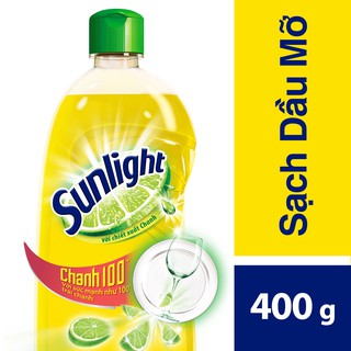 Nước rửa chén Sunlight Chanh chai 400g (MSP 21033567)