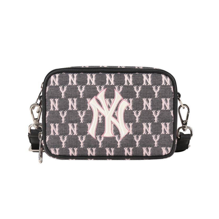 Túi MLB Auth FREESHIP MLB Monogram Jacquard Mini Cross Bag New York Yankees Chính Hãng - Túi Đeo Chéo - Simple Sneaker