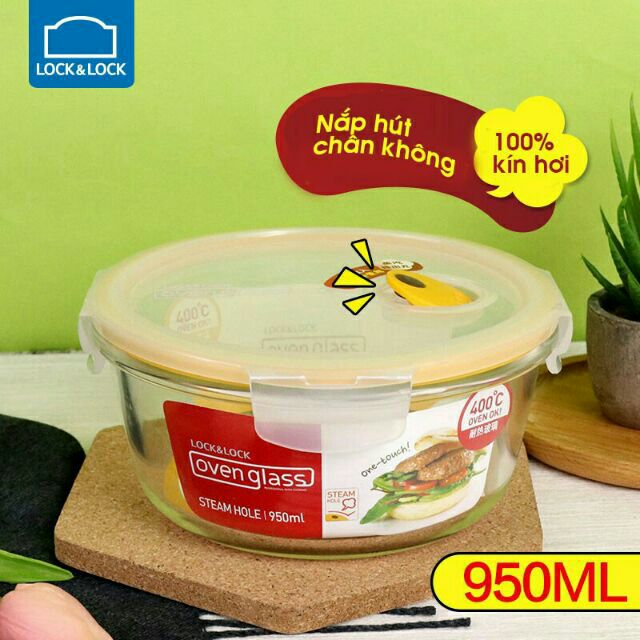 Thố Thủy Tinh Lock & Lock 950 ml