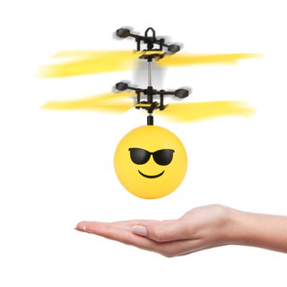 Máy bay đồ chơi cảm biến hình mặt cười với LED cho trẻ em