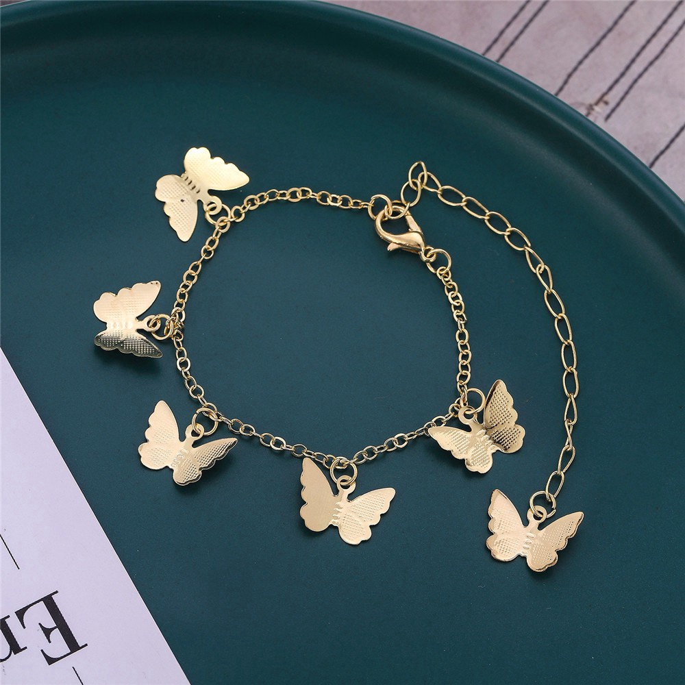 [Mã FAMAYFA giảm 10K đơn 50K] Vòng Tay Mặt Hình Bướm Đơn Giản Thời Trang Cho Nữ | BigBuy360 - bigbuy360.vn