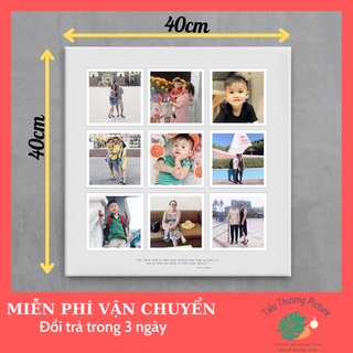 In ảnh giấy 40x40 in thường, ép lụa, phủ uv, ép mika theo yêu cầu