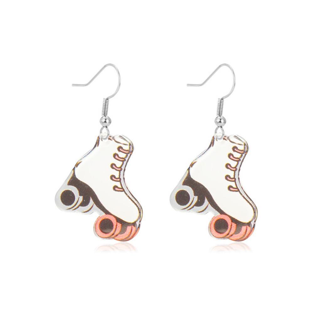 Bông tai bằng acrylic thiết kế đơn giản sáng tạo T0I4