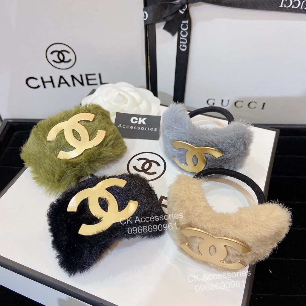 [Ảnh thật] Buộc tóc chun nữ cao cấp đính đá Thương hiệu_hàng loại 1_CK Acessories