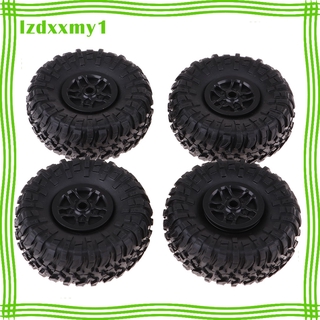 [4 Đen RC 1: 12 Lốp & Bánh Xe Cho D90 MN90 91 RC Xe Tải Xe Tải Bánh Xích