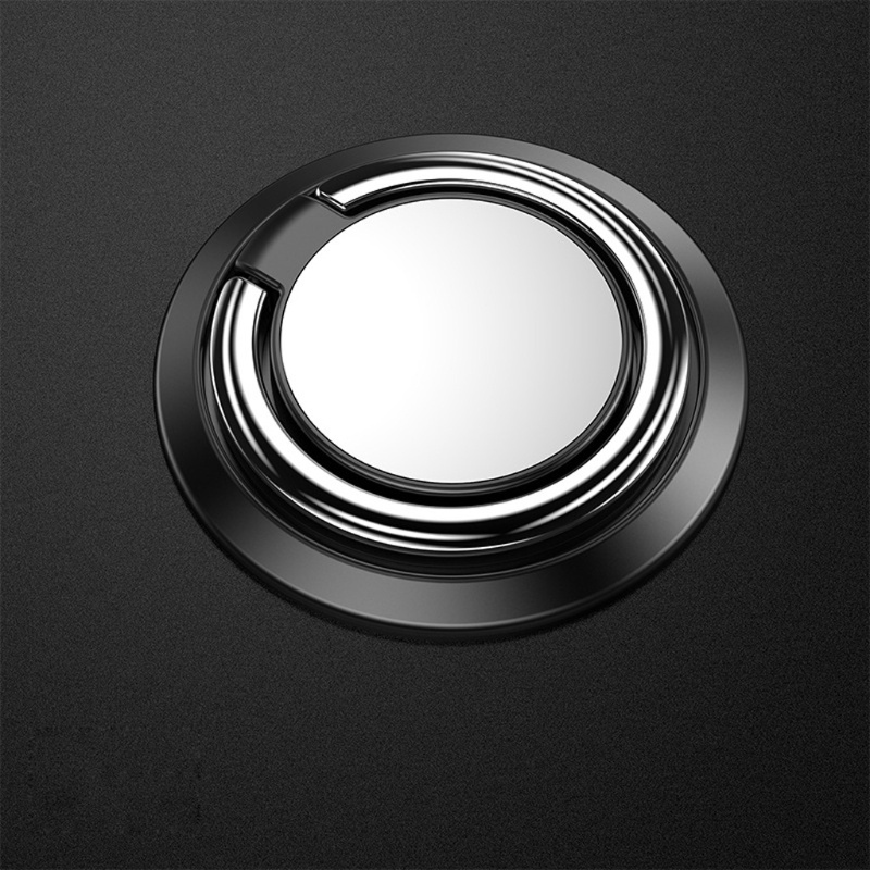 Giá đỡ điện thoại xoay 360 độ bằng kim loại từ tính gắn xe hơi tiện dụng
