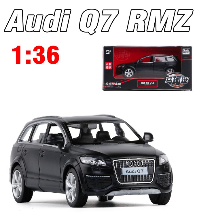 Xe mô hình ô tô RMZ Audi Q7 tỉ lệ 1:36 xe bằng sắt chạy cót