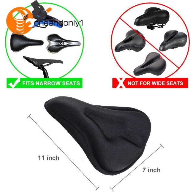 Vỏ Bọc Yên Xe Đạp Dài Màu Đen Mềm Mại Tiện Dụng