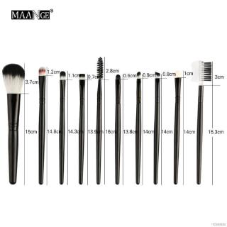 Set 10 cây cọ đánh phấn nền trang điểm mắt