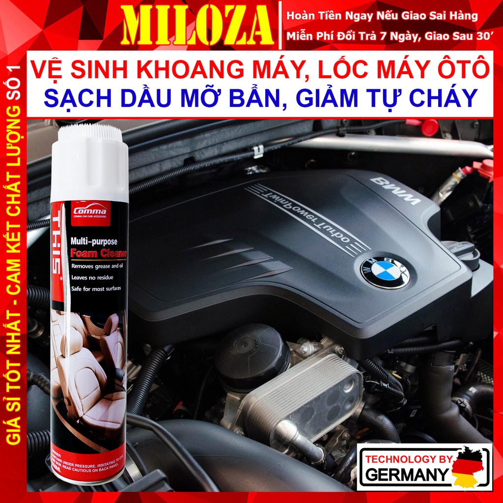 [MILOZA] Tẩy Rửa Lốc Máy - Vệ Sinh Khoang Máy Ô tô - Vệ Sinh Động Cơ - Tẩy Sạch Nhờn, Dầu Mỡ Bẩn - THIS Engine Clean