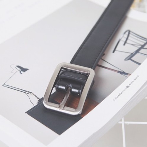 Thắt Lưng Da Nam Trẻ Trung BL Belt Màu Đen - Dây Lưng Chất Lượng Cao - Kuu Studio - BL Belt